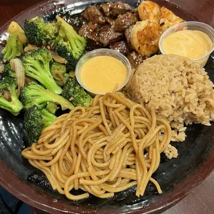 Filet Mignon and Shrimp Hibachi