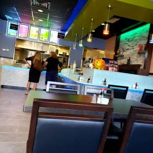 Inside of restaurant