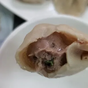 Lamb + onion dumplings