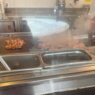 Teriyaki Chicken getting cooked