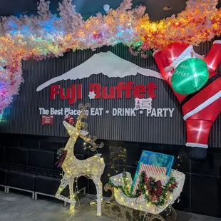 Festive entrance