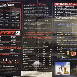Carry out menu .