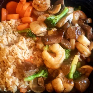 Steak &amp; shrimp combo