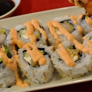 Sushi delivery available through GoWaiter at http://southaven.gowaiter.com