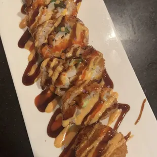 Firecracker roll add jalapeño