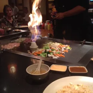 Good food and very entertaining