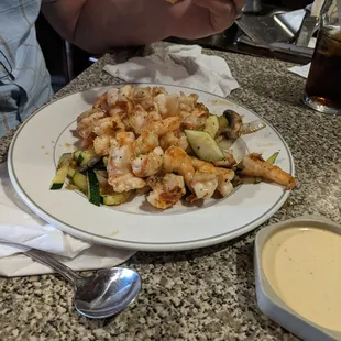 Super shrimp dinner.