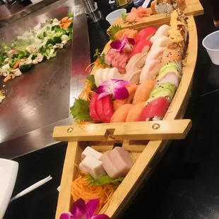 food, sushi, sushi and sashimi, sashimi