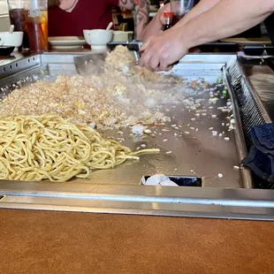 Hibachi table