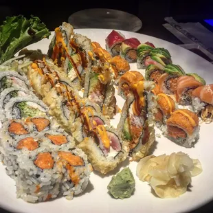 1/2 off sushi all day Monday and Tuesday!
