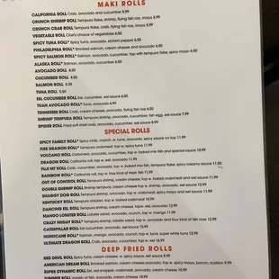 Menu!