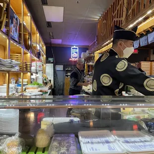 Sushi chefs / bar