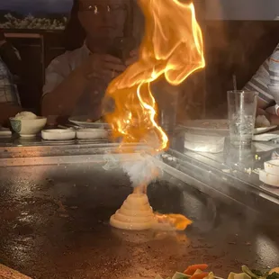 The only entertainment we got