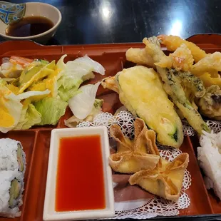 Tempura Shrimp Bento Box $9.95