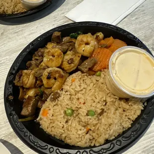 #12 Steak and shrimp