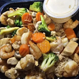 Shrimp and Chicken Hibachi