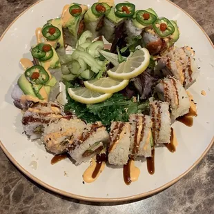 Yummy rolls 911 Roll and Tiger roll