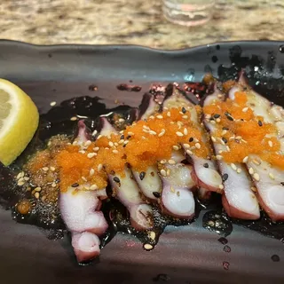 Octopus sashimi