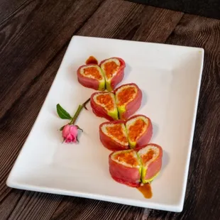 food, sushi and sashimi