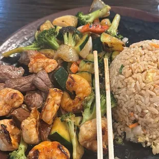 Steak and Shrimp Combo Dinner