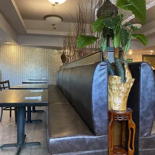 Part of the nine- hibachi side of the restaurant