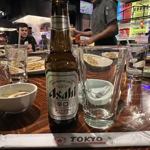 My first Asahi. Another one bites the dust. (I try international beers as I come across them.)