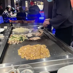 Fuji Steakhouses teppanyaki setup