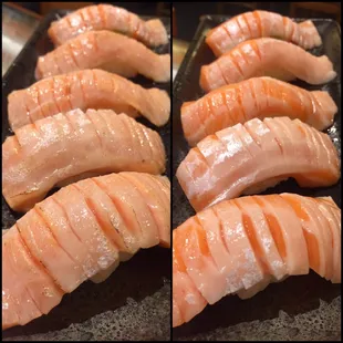 Sear Sake Toro Vs. Fresh Sake Toro