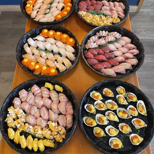 Special custom orders! The best of the best fish. Let's party begin