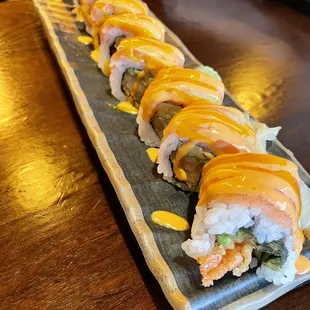 Mango salmon roll. @_emwong_