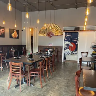 Inside the restaurant