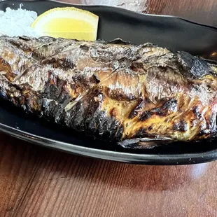 Lunch "special" Saba...rice-less and salad-less.