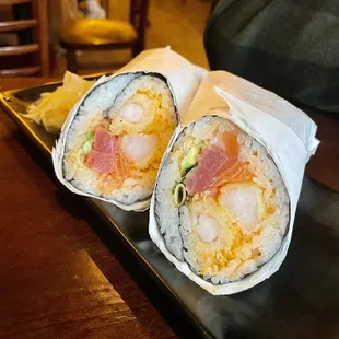 Rainbow Sushi Burrito