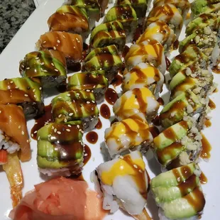 sushi, sashimi, food, sushi and sashimi