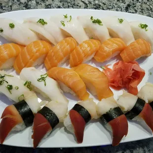 sushi, sushi and sashimi, sashimi, food