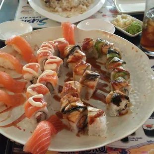 The sushi, amazing