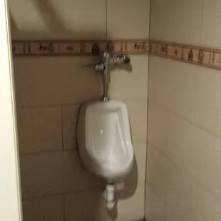 Still clean. Still men's restroom.