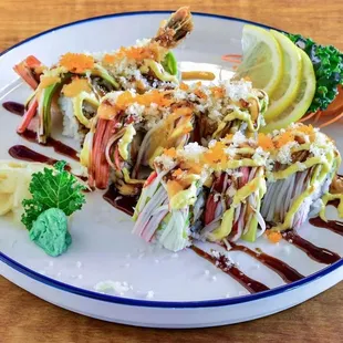 a plate of food