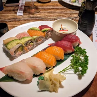 Rainbow combo. Yummy.