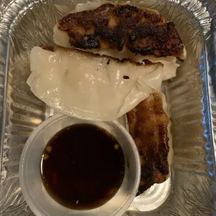 a close up of a plate of food