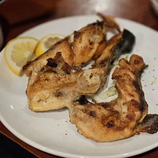 a plate of food on a table