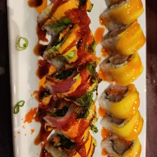 Mango and cherry blossom rolls 10/10