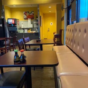 the interior of a restaurant