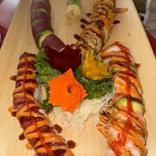 Summer Roll* Happy Roll** (Fried Roll) Federal Roll* Tiger Roll**