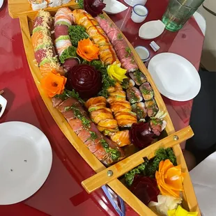 sushi, sushi and sashimi, sashimi, food