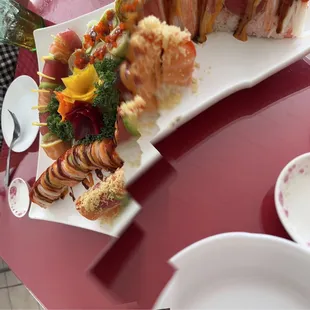 food, sushi and sashimi