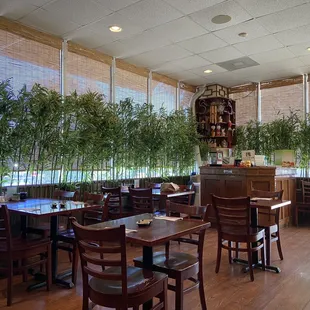 the interior of a restaurant