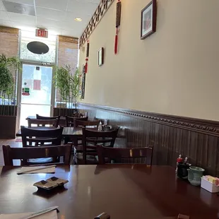 the interior of a restaurant