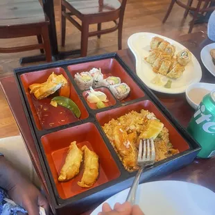 Teriyaki chicken bento lunch box