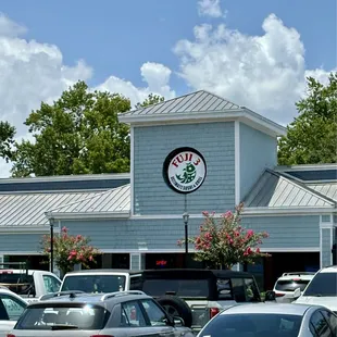 From the parking lot